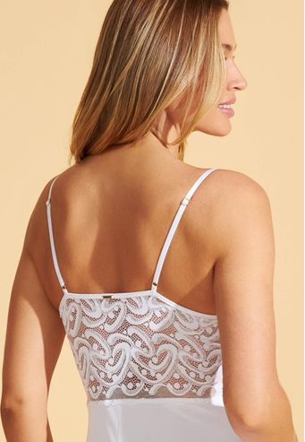 Camisola Recco de Microfibra Com Renda