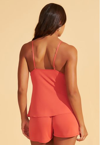Babydoll de Microfibra Com Renda Recco