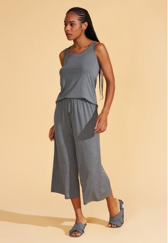 Pijama Regata Com Capri de Microdry Recco