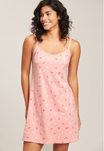 Camisola Baunilha de Algodão Com Elastano