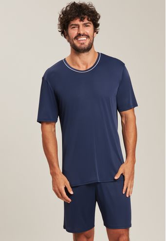 Pijama Baunilha Plus Size de Microfibra