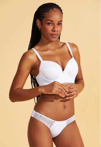 Calcinha Recco Fio Duplo de Bio Senci e Renda