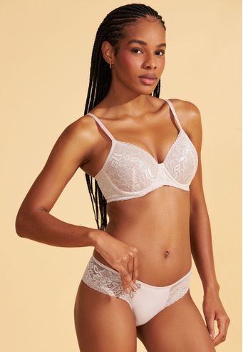 Sutiã Recco com Bojo e com Aro de Renda