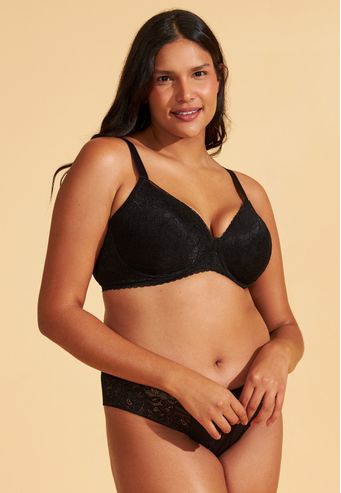 Sutiã Recco com Bojo e com Aro de Renda