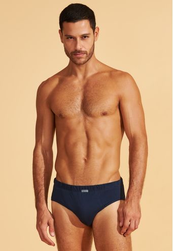 Cueca Recco Slip de Algodão com Elastano