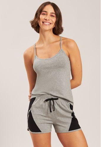 Shortdoll De Viscose Stretch Baunilha