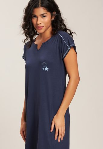 Camisão Baunilha de Manga Japonesa de Viscose Stretch