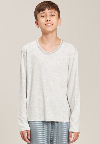 Pijama Baunilha Infantil de Viscose e Viscolist