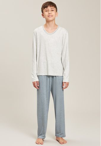 Pijama Baunilha Infantil de Viscose e Viscolist