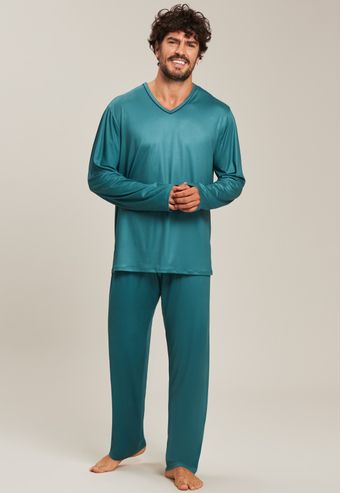 Pijama Baunilha de Malha 100% Algodão