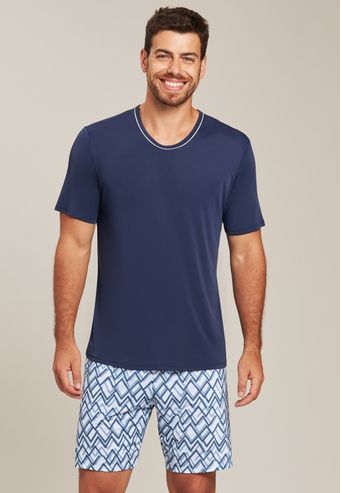 Pijama Baunilha de Microfibra e Supermicro