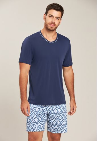 Pijama Baunilha de Microfibra e Supermicro