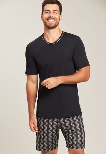 Pijama Baunilha de Microfibra e Supermicro