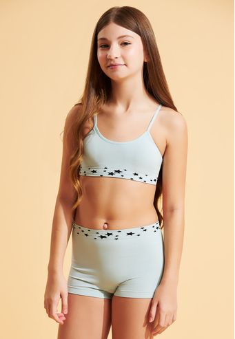 Calcinha Recco Boxer Infantil de Bio sem Costura