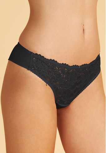 Calcinha Fio Duplo de Bio Senci e Renda Recco