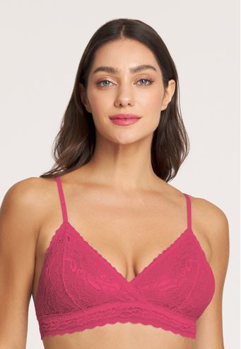 Top de Renda com Bojo Removível Recco