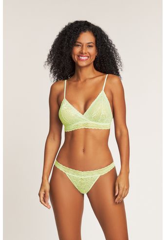 Top de Renda com Bojo Removível Recco