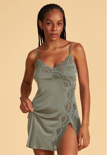 Camisola Microfibra Silky e Renda Recco