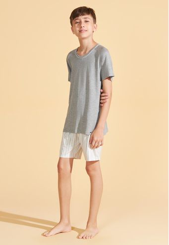 Pijama Recco Infantil de Viscose Stretch e Viscose Digital
