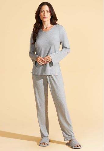 Pijama Recco Longo de Viscose Stretch