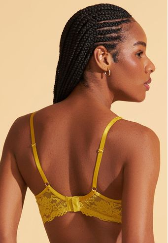 Sutiã Com Bojo e Com Aro De Renda Recco