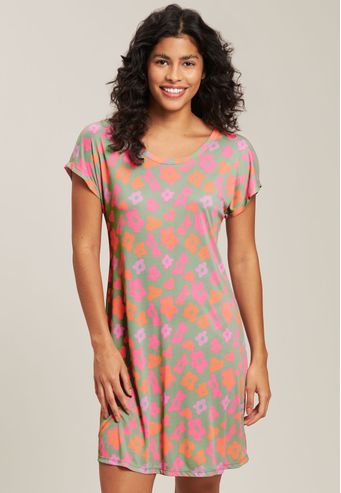 Camisão Baunilha de Microfibra