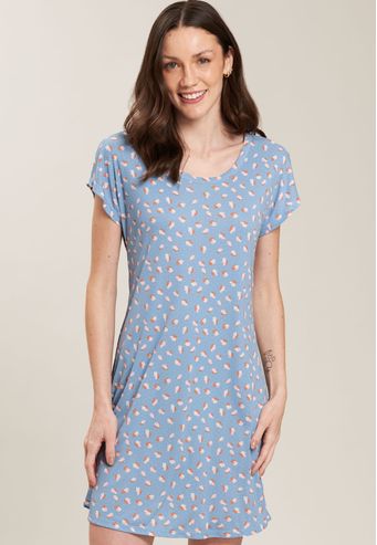 Camisão Baunilha de Microfibra