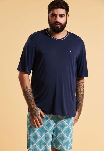 Pijama Recco Plus Size de Microfibra