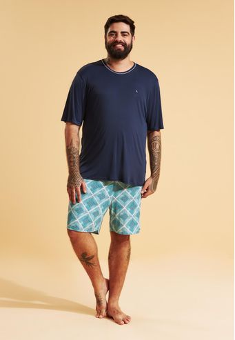 Pijama Recco Plus Size de Microfibra