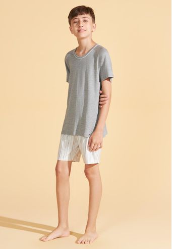 Pijama Recco Juvenil de Viscose Stretch e Viscose Digital