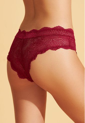 Calcinha Tanga de Renda Recco