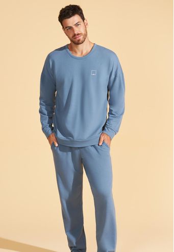 Pijama Recco Oversized de Moletinho