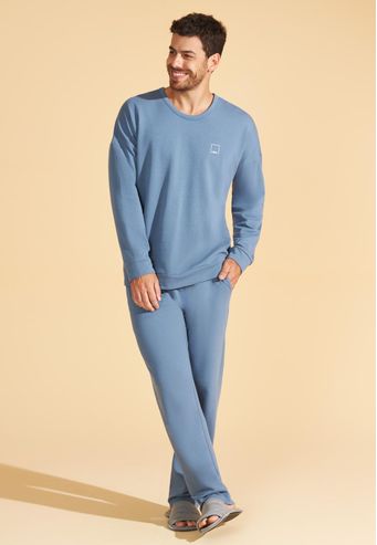 Pijama Recco Oversized de Moletinho