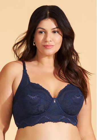 Sutiã Recco Sem Bojo e Com Aro de Renda