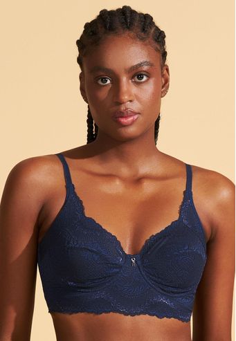 Sutiã Recco Sem Bojo e Com Aro de Renda