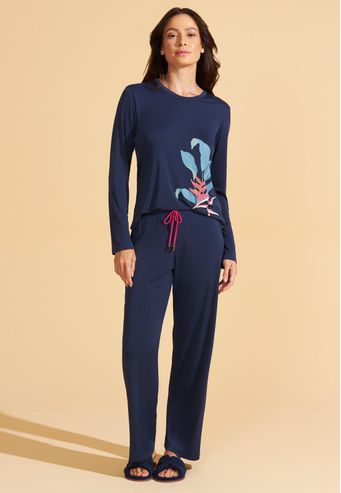 Pijama Recco Longo de Microfibra