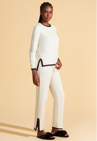 Pijama Recco Longo de Moletinho Flanelado