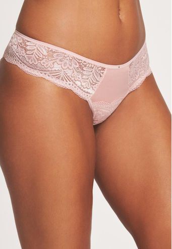Calcinha Recco Fio de Renda e Charmeuse