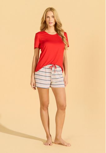 Pijama Curto de Viscose