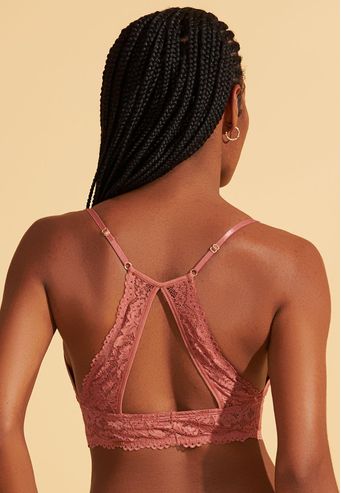 Sutiã Top Sem Bojo Sem Aro de Renda Recco