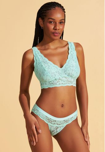 Calcinha Tanga de Renda Recco