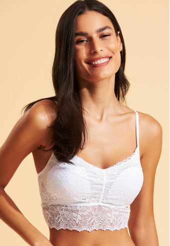 Top Recco de Renda com Bojo Removivel