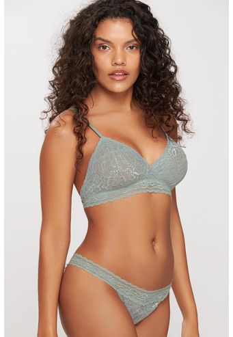 Calcinha Tanga de Renda Recco