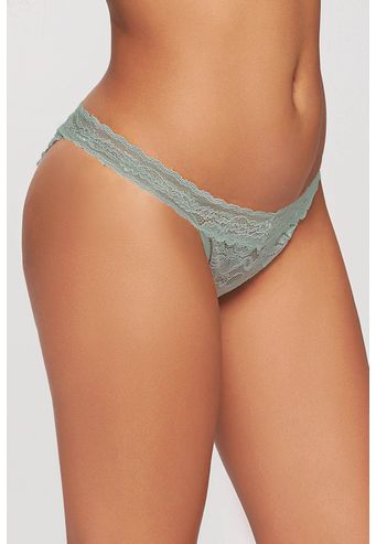 Calcinha Tanga de Renda Recco
