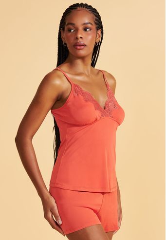 Shortdoll de Microfibra Com Renda Recco