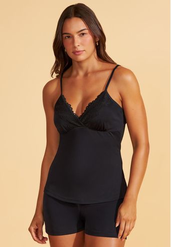 Shortdoll de Microfibra Com Renda Recco