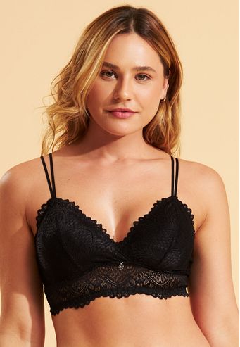 Sutiã Recco Sem Bojo e Sem Aro de Bio Senci e Renda