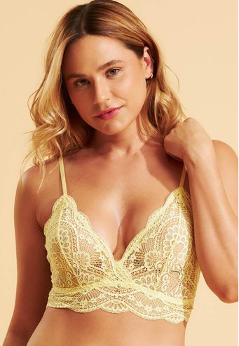 Sutiã Recco Sem Bojo e Sem Aro de Renda