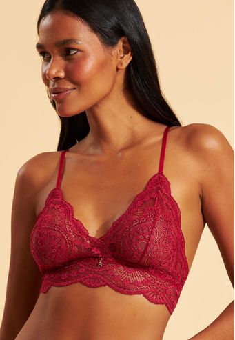 Sutiã Recco Sem Bojo e Sem Aro de Renda