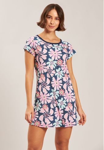 Camisão De Microfibra Baunilha